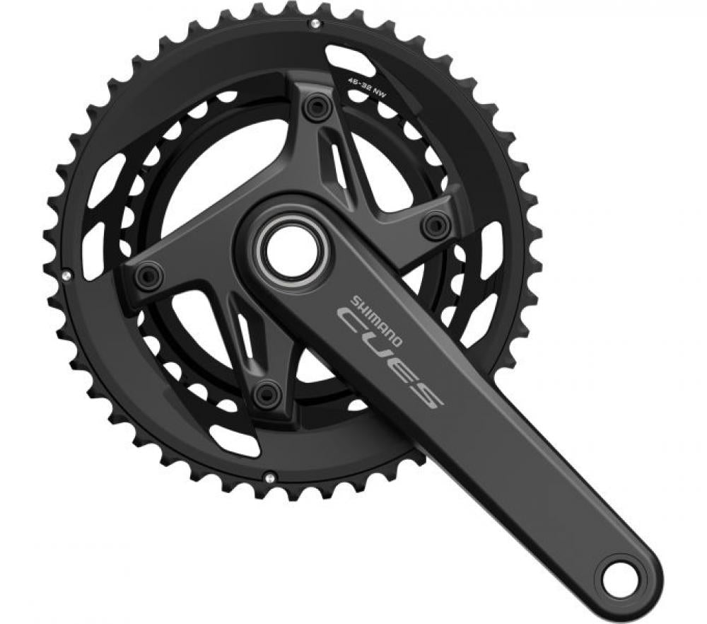 SHIMANO Kurbelgarnitur CUES FC-U6040-2 Hollowtech II - 6040-2, 2,, 172,, 5mm, 46x32, 10-fach