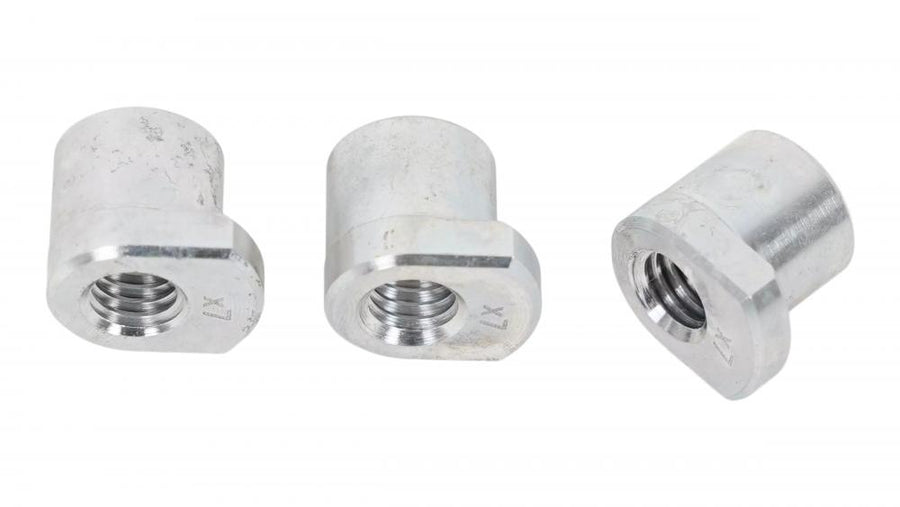 BLT SL 1.1 Motor Threaded Mount Inserts - Non-Drive Side Alloy Silver (3 Pieces)