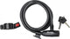 Master Lock Kabelschloss 8232 10 Schwarz 10 mm x 1800 mm - sicheres Fahrradschloss mit Schlüssel