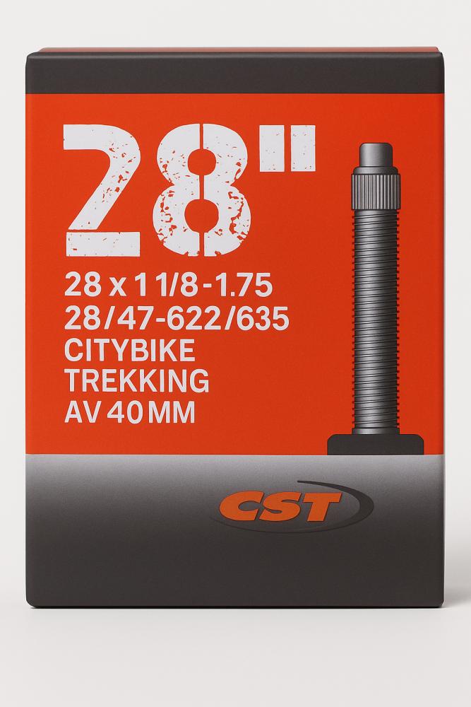 CST Fahrradschlauch 28x1 1/8-1.75" AV 40mm  28/47-622/635 Citybike Trekking