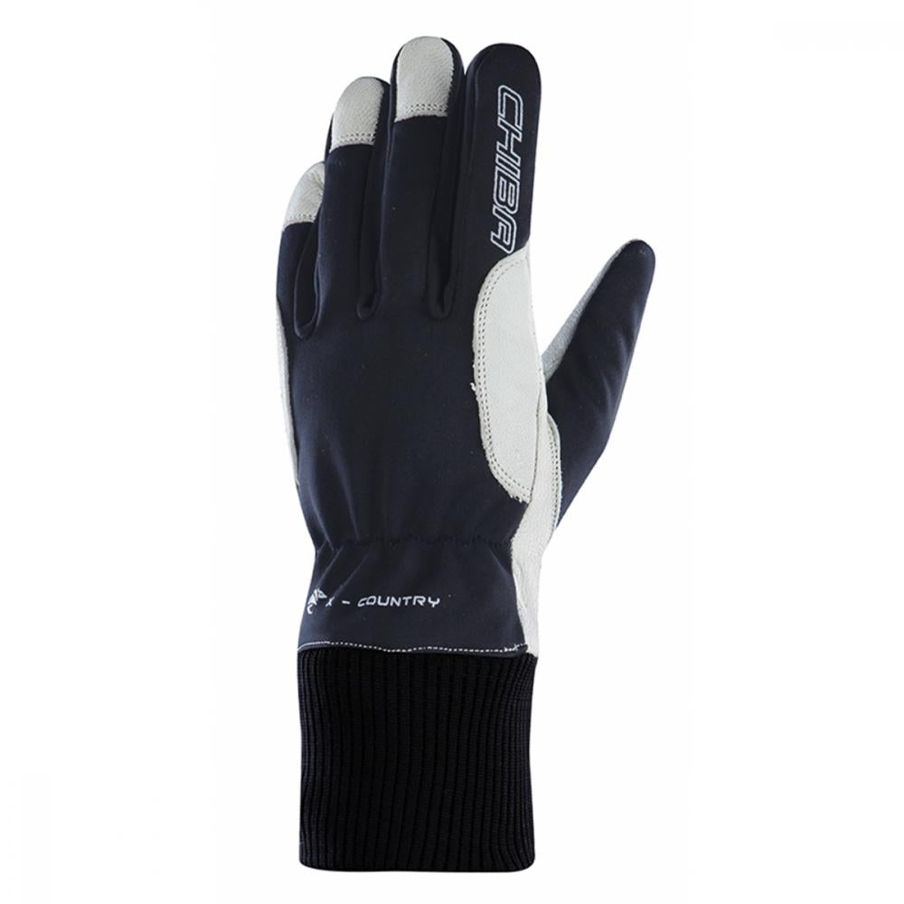 CHIBA Nordic Plus - Radhandschuhe, winddicht, atmungsaktiv, Größe 11, dk.grau/sc