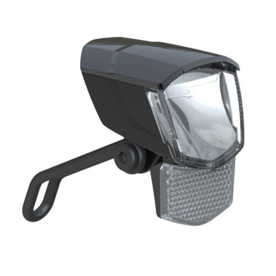 Büchel TOUR 2.0 E-Bike Scheinwerfer 90 Lux schwarz, 6-48V, Edelstahlhalter, LED Frontlicht leicht 37g, StVZO zugelassen