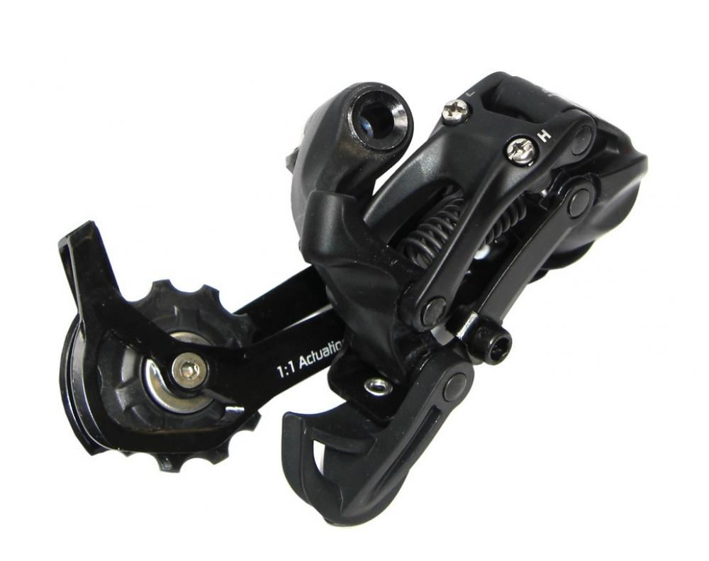 SRAM X.5 8/9-fach MTB Schaltwerk, lang, schwarz, für Kassetten bis 36 Zähne.
