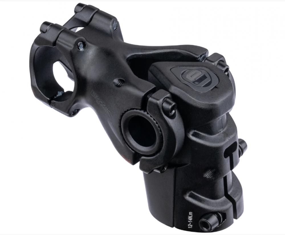 Ergotec Swell RE 70 i Ahead-Vorbau 70 mm Schwarz - Winkelverstellbar mit Kabelführung