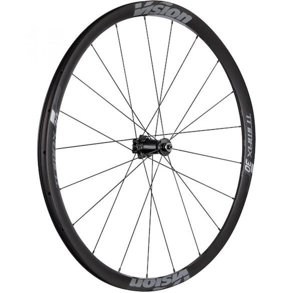 Vision Laufradsatz Trimax 30 SC Disc 622x19 mm Schwarz/grau - schneller Allround-Disc-Laufradsatz