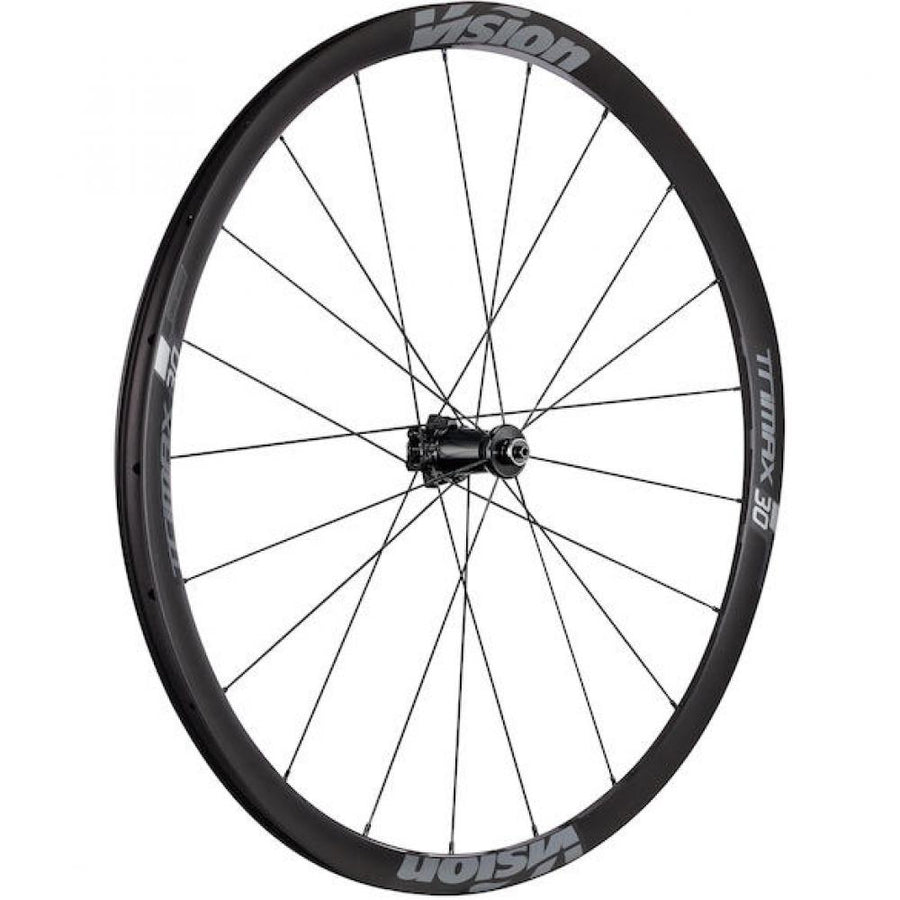 Vision Laufradsatz Trimax 30 SC Disc 622x19 mm Schwarz/grau - schneller Allround-Disc-Laufradsatz