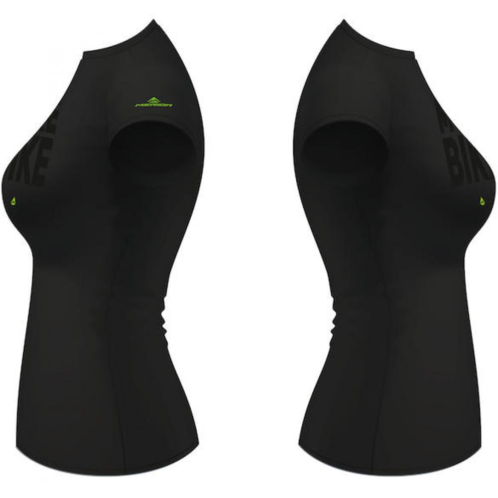 Merida T-Shirt Lady MORE BIKE Edition S Schwarz - komfortables Damen-Fahrradshirt