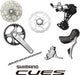 SHIMANO Gruppe CUES Silver Edition 10 Silver - komplette 10-fach Schalt- und Bremsgruppe