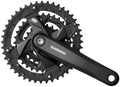 SHIMANO Kurbelgarnitur FC-M371 175 mm 48-36-26 Zähne Kurbelgarnitur - Dreifach-Kettenblatt für Trekking und City