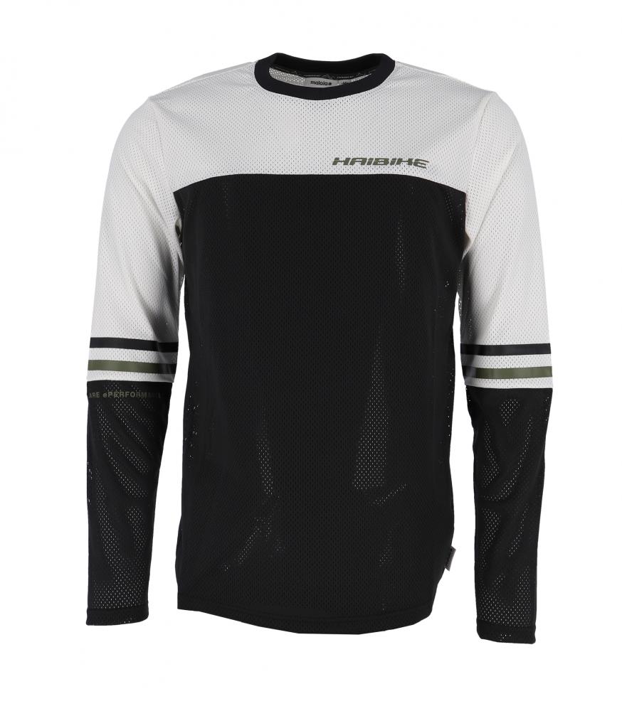 Haibike Hochries Freeride Langarmshirt - Größe M, schwarz/multi