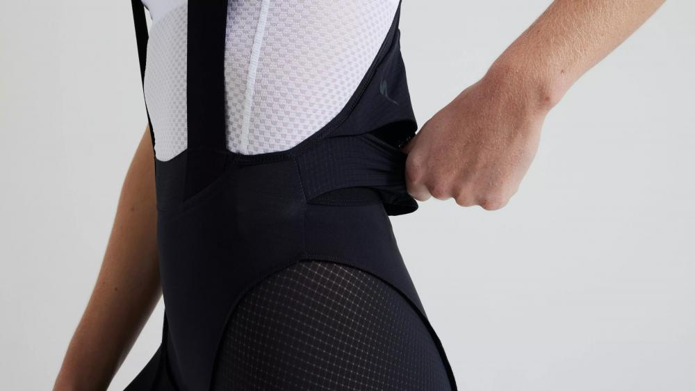 PRIME SWAT Liner Bib Short Damen Schwarz XL - Gepolsterte Fahrradhose mit Trägern - Bekleidung
