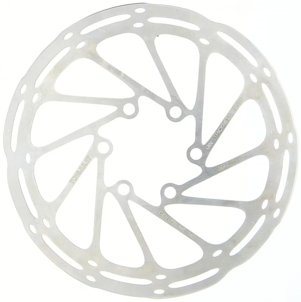 SRAM Bremsscheibe Centerline Rounded 6-Loch 140 mm - starke Bremsleistung und Laufruhe