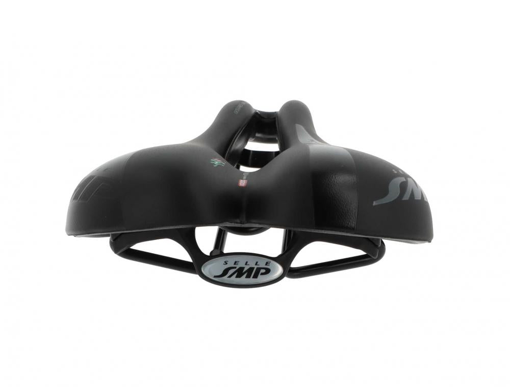 Schwarzer Selle SMP Martin Touring Medium Unisex Fahrradsattel, 255x218mm.