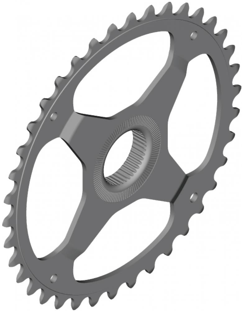 Kettenblatt Sm-cre50 44z - Für E-bike Systems - Robustes Stahlkettenblatt Für Mittelmotor-antriebe
