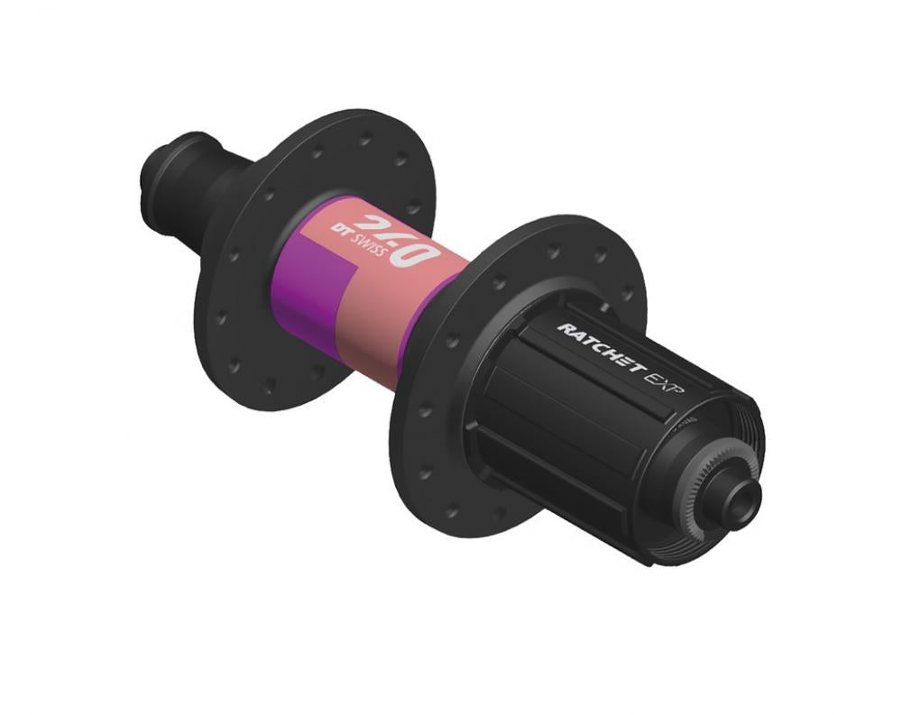 DT Swiss Nabe Road HR 240 EXP Classic 24 Loch schwarz - leichte High-Performance Hinterradnabe