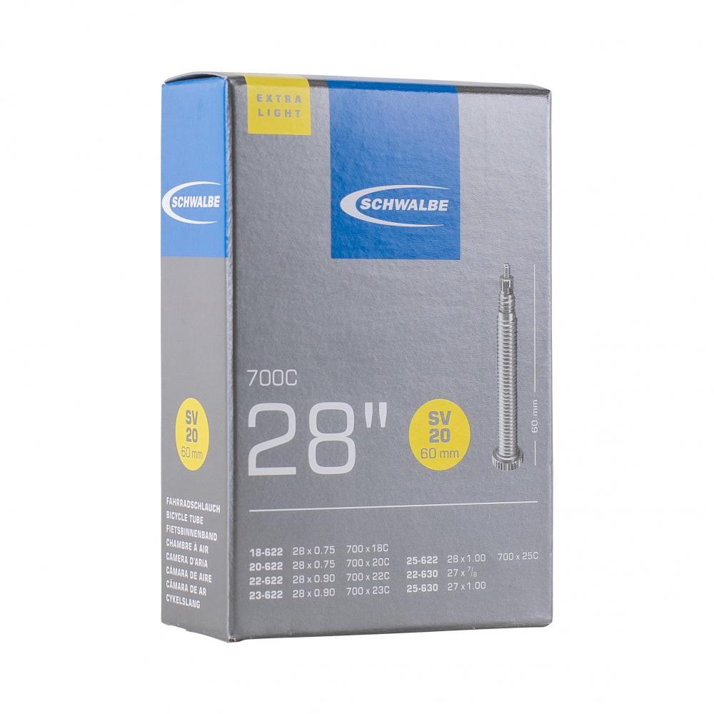 Schwalbe Schlauch SV20 extra lang 28x0.75-1.00" (18/25-622/630) - 28 Zoll"