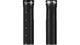 Deity Knuckleduster Grips Black - MTB-Lenkergriffe 132 × 32 mm mit TRC-Gummimischung, Chevron-Ripples & Lock-On Clamp