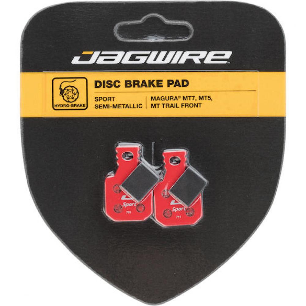 Jagwire Disc Sport Semi-Metallic Bremsbeläge Rot - Werkstattqualität für Mountainbikes