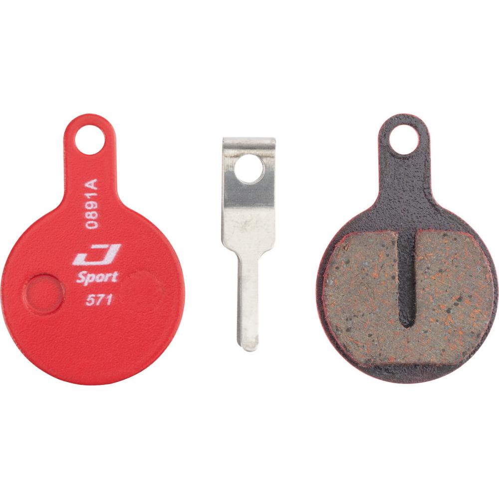 Jagwire Bremsbeläge Disc Sport Semi-Metallic Tektro/TRP Rot - Allround-Bremsleistung