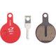 Jagwire Bremsbeläge Disc Sport Semi-Metallic Tektro/TRP Rot - Allround-Bremsleistung