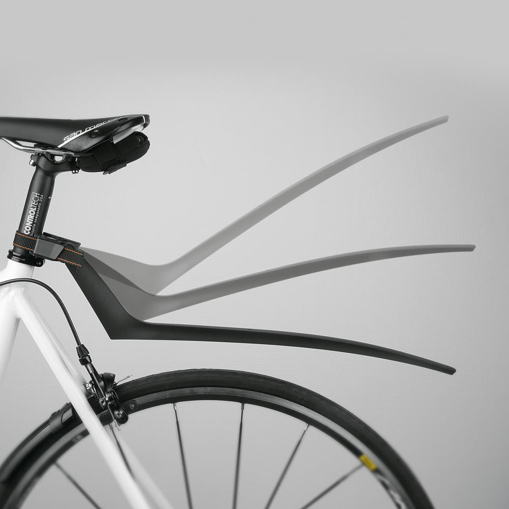 SKS S-Blade Rennrad Schutzblech 28 Zoll - Leichtes Steckschutzblech schwarz - Schnellmontage ohne Werkzeug