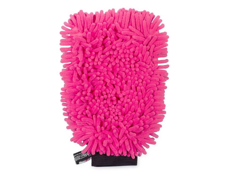 Muc Off Microfibre Wash Mitt pink