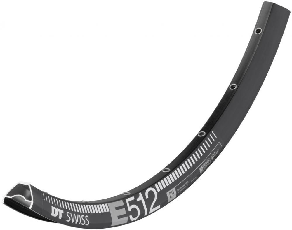 DT Swiss Felge E 512 29" 28 Loch Schwarz - leichte, robuste Enduro-Felge