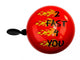 bbeBells Fahrradklingel "2 FAST 4 YOU"  60mm, für Lenker 1,72,5cm, auffälliges Design, langlebige Metallverschraubung, laut und stilvoll