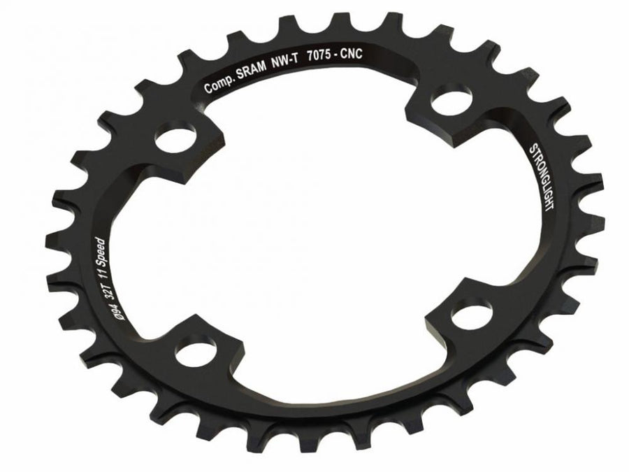Stronglight MTB Kettenblatt SRAM 1x11 X01 4-Arm 34 Zähne schwarz LK 94mm.