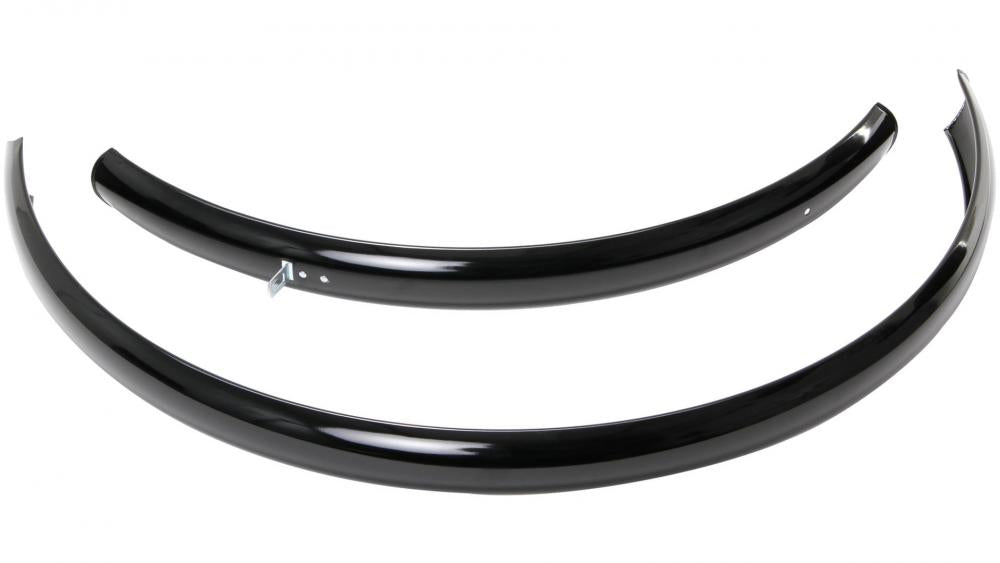 Schutzblechgarnitur Sportrad 28 Zoll X 1,75 55 Mm Breit Metall Schwarz Lackiert