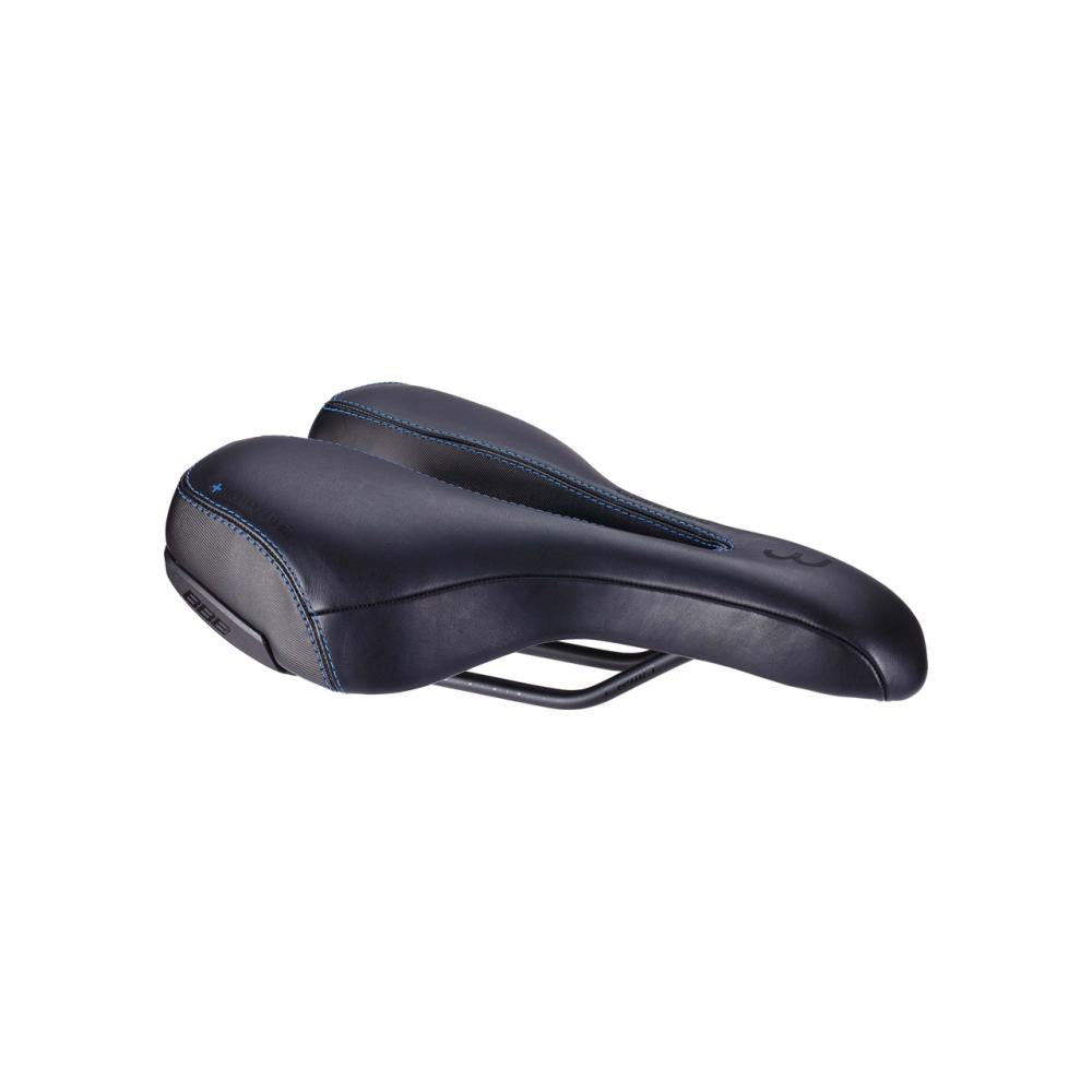 BBB Cycling BBB Sattel SportPlus Active Leather 170 schwarz - ergonomischer City-Komfort