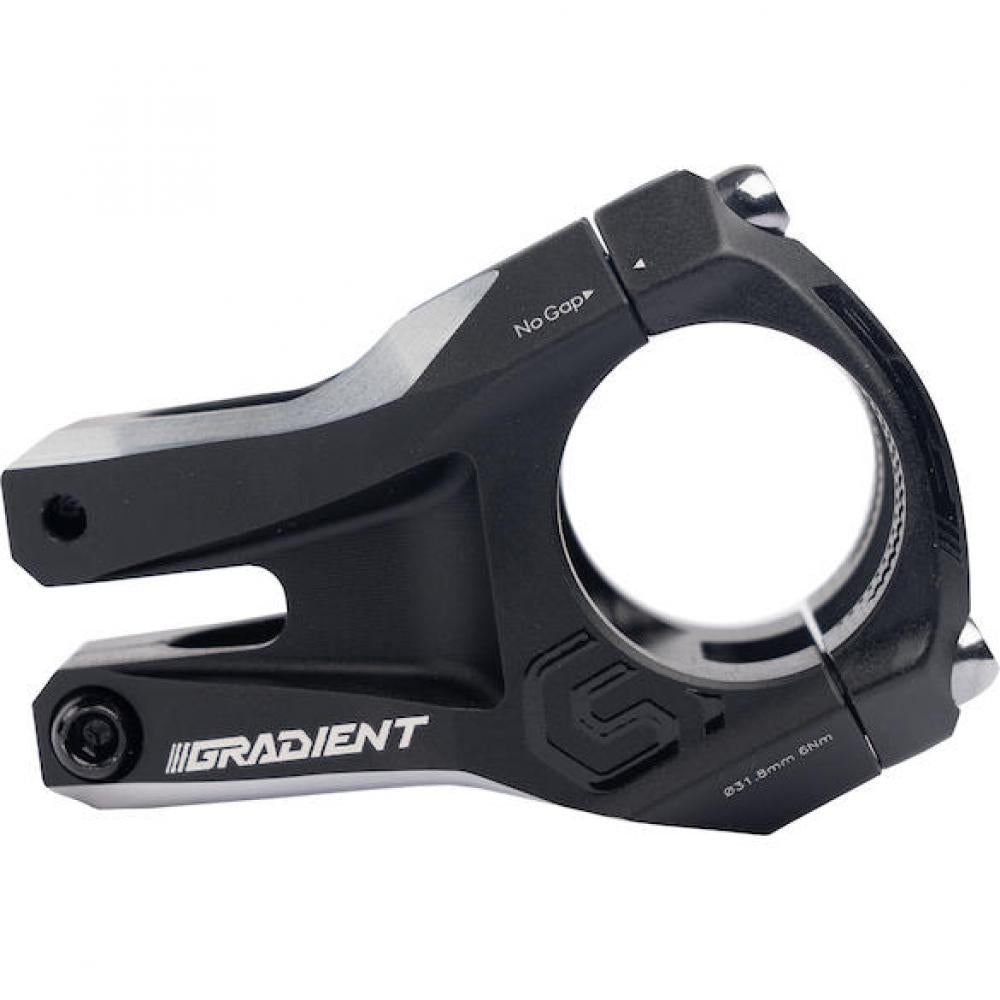 FSA Vorbau Gradient 31,8 +6° 31,8 x 33 mm Schwarz - präziser Enduro- und Trail-Vorbau