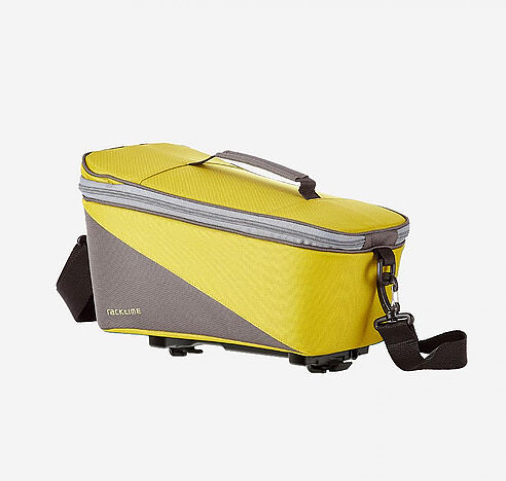Trunkbag Talis 2.0 Gepäckträgertasche - 8l Fahrradtasche Lime Green Stone Grey