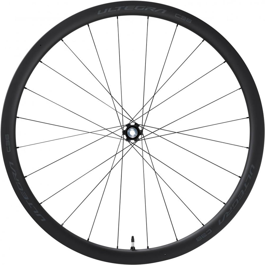 SHIMANO Vorderrad ULTEGRA WH-R8170 C36 TL Laufrad - Rennrad Vorderrad 28" 24 Loch Center-Lock 100x12 mm