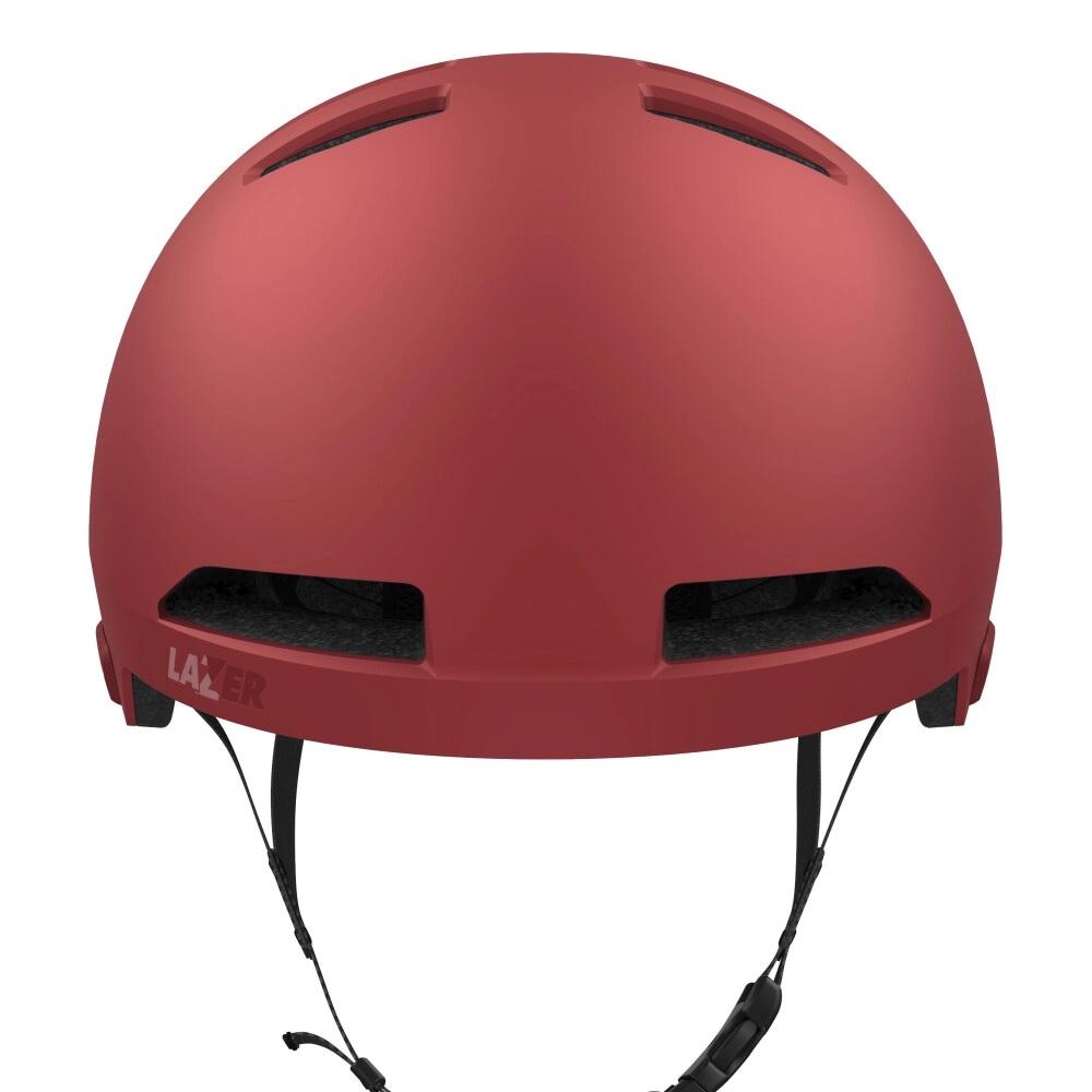 LAZER Helm Maze Jr KinetiCore Kids Matte Ruby Red: Sicherer, matter Kinderhelm in Rubinrot mit EcoLoc.