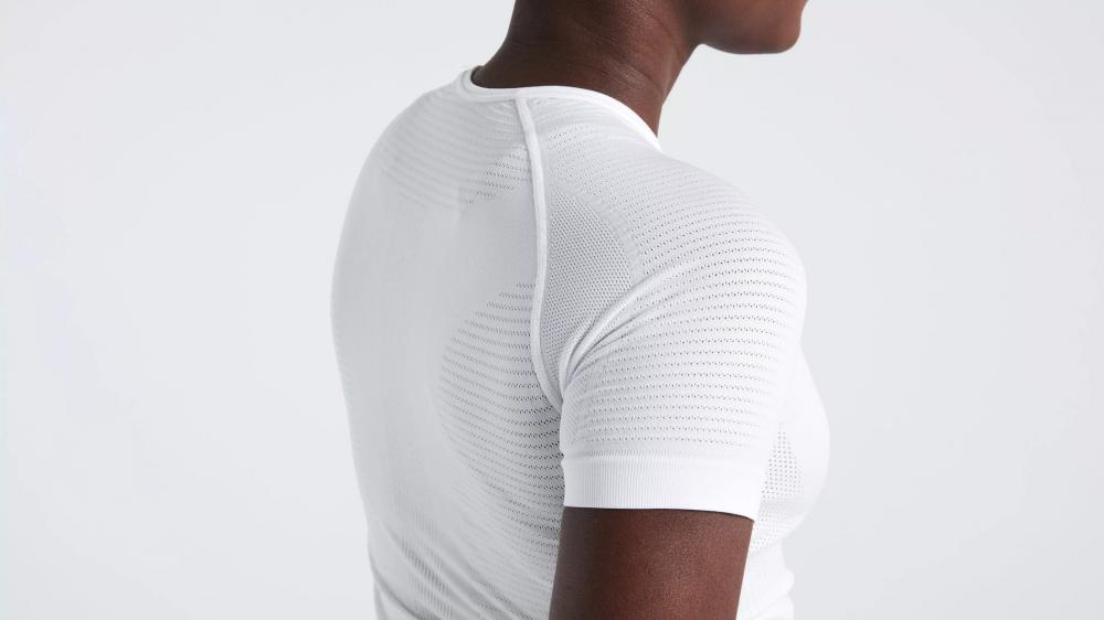 SEAMLESS LIGHT BASELAYER SS WMN WHT L/XL - Nahtloses Damen Funktionsshirt - Bekleidung