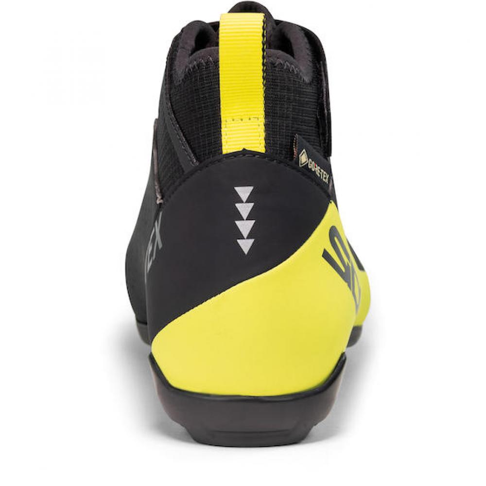 Sidi MTB Glacies black/yellow neon 39 Schwarz/gelb - winterfester MTB-Schuh mit Gore-Tex
