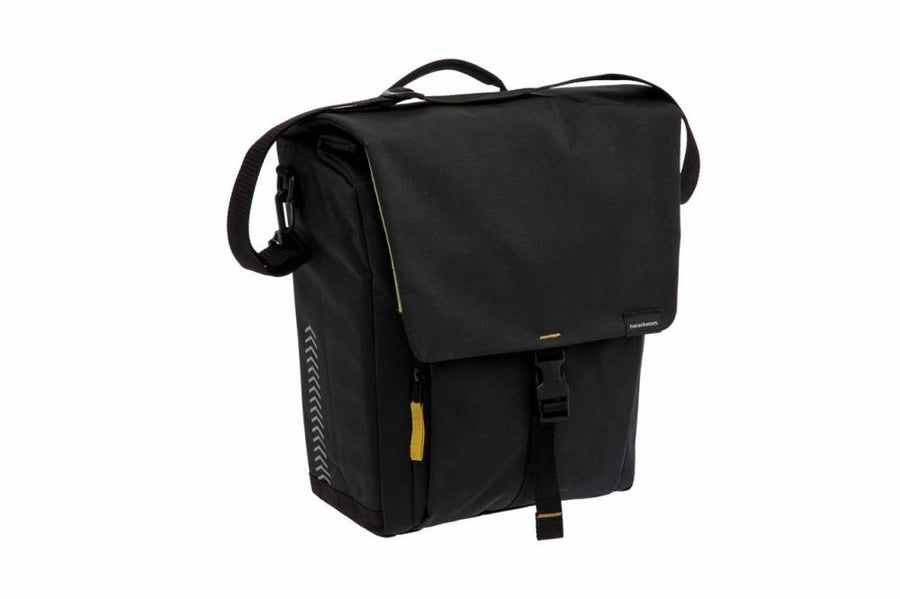 New Looxs Radtasche Tulum Single Black 18 l Black - praktische Gepäckträgertasche in moderner Ausführung