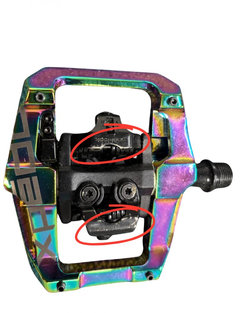 Retoure: Xpedo Pedal Clipless GFX oil slick 9 16 Zoll XGF04AC