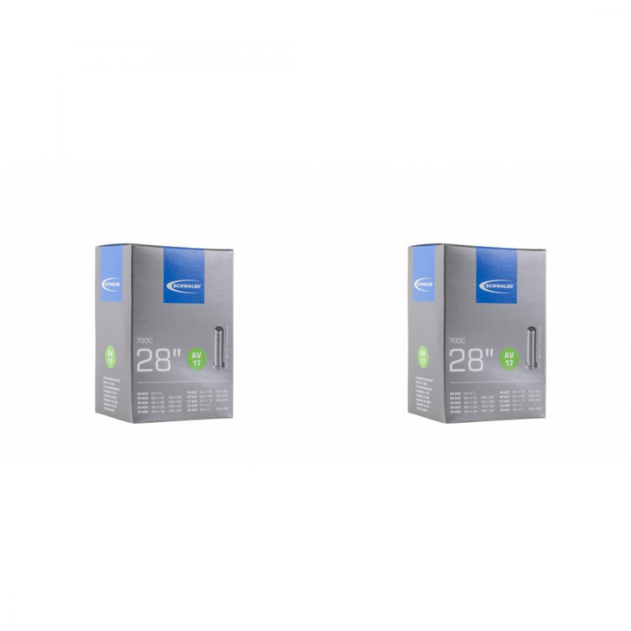 Schwalbe 2x Schlauch AV17 28/47-622/635 28x1.10/1.75 28 Zoll (28\"/700C)