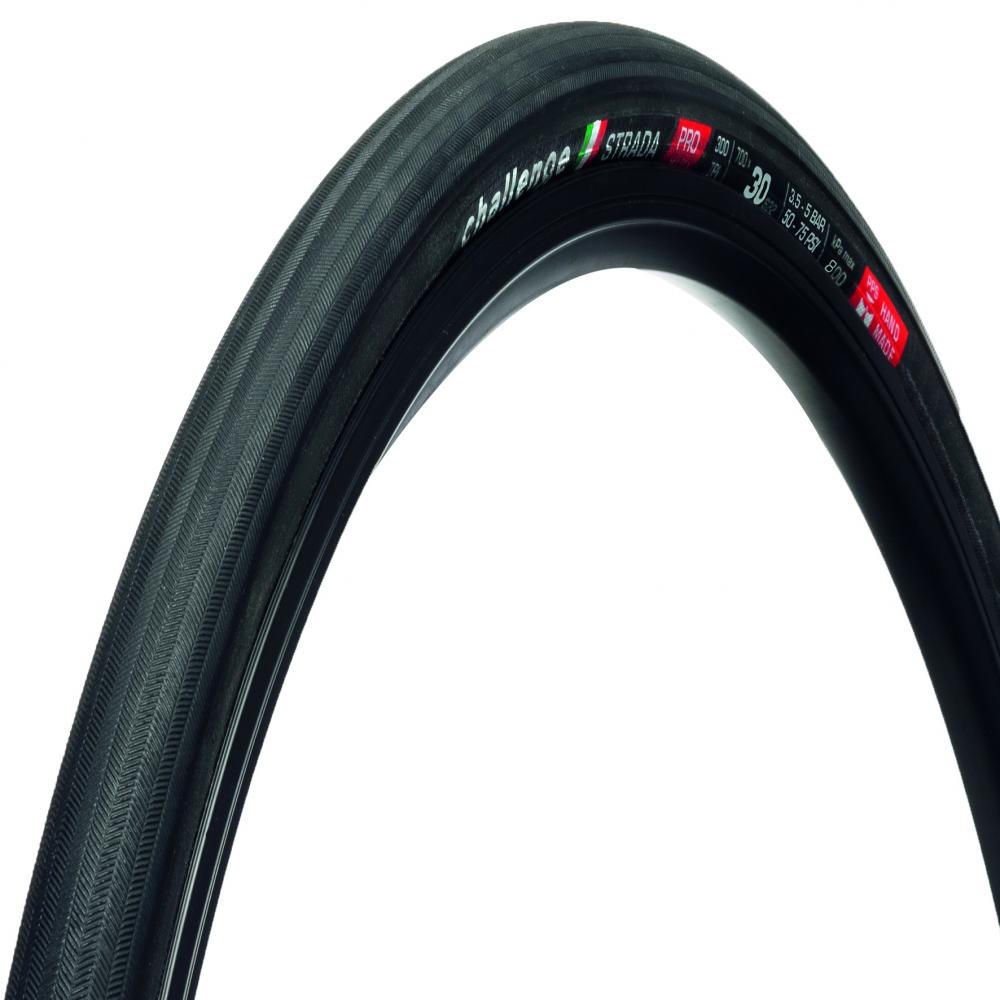 Road-reifen Strada Pro Handmade Clincher 30-622 Schwarz/schwarz - Schneller Komfort Mit High-grip