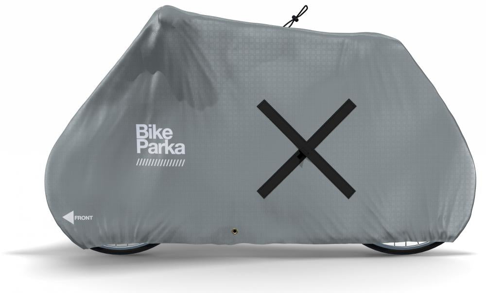 BikeParka Fahrradabdeckung URBAN Grey Grey - robuster Wetterschutz für Ihr Fahrrad