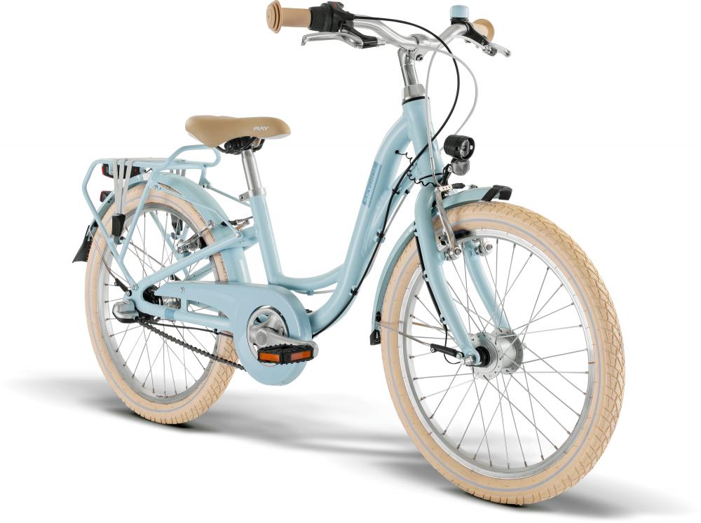 PUKY Skyride 20-3 Retro Blue - Kinderrad 20 Zoll, 3-Gang