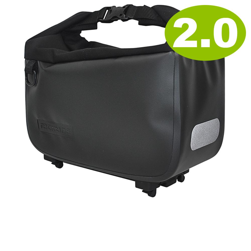 Trunkbag Yves 2.0 Onyxschwarz Größe 31 - Gepäckträgertasche - 5x20x13 5 Cm 12l