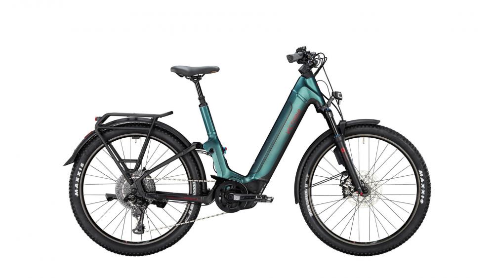 VICTORIA Elektro-Full Suspension "PARCOURS 6" (#1), Wave, 27,5", dark night , 1x11-Gang SHIMANO "Deore XT", 56cm