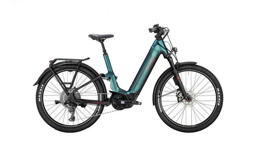 VICTORIA Elektro-Full Suspension "PARCOURS 6" (#1), Wave, 27,5", dark night , 1x11-Gang SHIMANO "Deore XT", 56cm