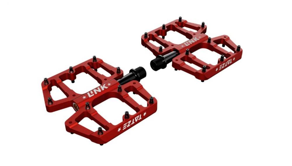 Tatze Pedal LINK Titan rot Plattform 14 Pins je Seite