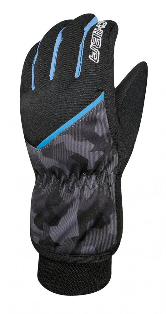 CHIBA Snow Flash - wasserdichte Winter-Radhandschuhe, Tarn/ocean, Größe 3