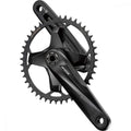 FSA Kurbelgarnitur Gossamer Pro MegaExo AGX+ 165 mm Schwarz - steife Performance für Gravel & Road