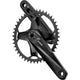 FSA Kurbelgarnitur Gossamer Pro MegaExo AGX+ 165 mm Schwarz - steife Performance für Gravel & Road